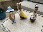 DCUK The Duck Company Wooden Carved Ducks x 2 (Earlier Design)