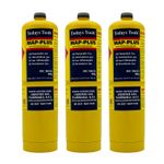 3 x Map Pro Disposable Cylinder Bottle 400g Cartridge for Blow Torch Jet Burner