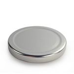 Brand New, 70mm Metal Silver Jam Jar Lids - pack of 2/6/20/50/200/500 - FREE P&P