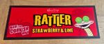 Healeys Rattler-Cider Strawberry & Lime  Beer matt/ Bar Runner.  Brand New!