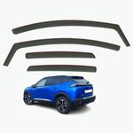 4x Wind Deflectors Fits PEUGEOT 2008 e-2008 MK2 2020 2021 2022 2023 2024 2025