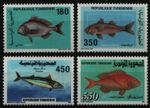 Tunisia 1991 - Mi No. 1226-1229 ** - MNH - Fish / Fish