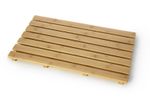 LARGE BATHROOM WOODEN DUCK BOARD NATURAL WOOD RECTANGULAR SHOWER BATH MAT BOARD