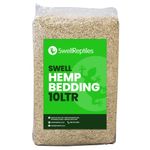 Swell Reptiles  Hemp Bedding Substrate | 10-50Litres | Snakes Tortoises Rodents