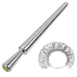 HOT Practical Ring Sizer Mandrel Stick & Finger Gauge Jewellery Set Tool Sizer