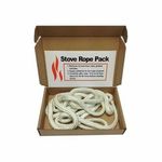 Stove Door Replacement Fibreglass Rope Kit 6mm x 2m Soft Rope