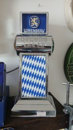 Heavy Decorative Lowenbrau Strong Lager Beer Pump Font Light (Working Order) .