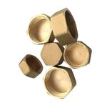 Brass Female Thread Pipe Screw Hex Blanking Plug Stop End Cap Pipe Accessories