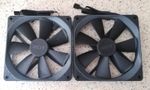2 x NZXT AER P SERIES Static Pressure Fan 140mm RF-AP140-FP Black 4pin PWM