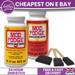 Mod Podge Gloss and Matte Decoupage Glue Sealer Varnish 8, 16 Modge Pod Adhesive