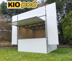 Portable KIOSK pop up mobile Catering  8x8ft streetfood