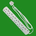 6 Way Individually Switched Extension Socket 13a 2m Lead Cable Plug & Neon