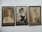 Ogdens Guinea Gold List Mh Base M actress cards 3/4 White frame