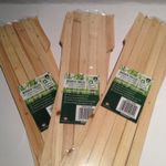 3 Trellis Wooden Expandable Expanding 6 x 2f Light Wood Colour Plant Support