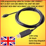 USB Cable for Uniden Bearcat UBC3500XLT BCT15 BCT15X UBC800XLT BC246T USB-1