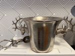 Pottery Barn Stag Ice Bucket Deer Barely Used Condition