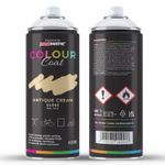 ProMatic Colour Coat Antique Cream RAL 1014 Gloss 1K Acrylic Spray Paint 400ml