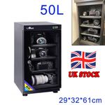 50L Digital Dehumidify Dry Cabinet Box for Lens Camera Equipment Storage UKSTOCK
