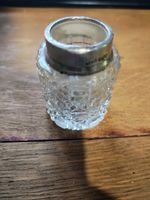 Solid Silver Topped Inkwell Hallmarked