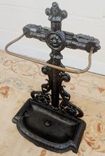 Victorian Cast Iron Coalbrooke Influence Stick or Umbrella Stand