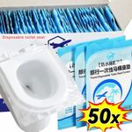 Disposable Toilet Seat Covers Bathroom Toilet Mat Hygienic Protector Travel Pack