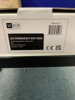 3W Maintained, Non-Maintained 3-Hour LED Emergency Exit Sign - WBXELES3W