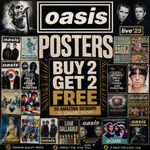 Oasis Concer/Album Posters Art Prints | Wall Art/Home Decor/Music