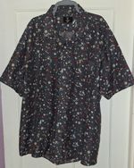 Mens Guinness Short Sleeve Shirt Floral Pattern Size 3XL Great Condition