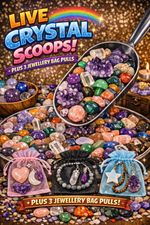 Live Lucky Crystal Scoop + 3 Jewellery Bag Pulls