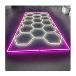 14 Hexagon LED Lighting Car Detail Van Garage Workshop Retail Lighting Barber