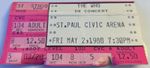 The Who Ticket Stub - May 02, 1980 - St. Paul Civic Arena, MN
