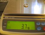 SOLID 3.7 GRAMS 18K 750 GOLD TINY SIDE DIAMONDS BAND RING SCRAP OR WEAR