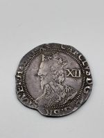 Charles I Silver Shilling 1645 Tower Mint, VF, Worn, 5.78g, Free postage.