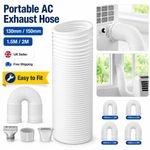 Portable AC Exhaust Pipe Hose Tube Connector Interface Mobile Air-Conditioning
