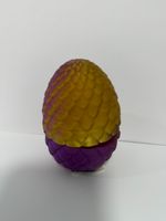 purple/gold dragon and egg