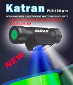 KATRAN LINE NEW W/B 460 PRO HEAD LAMP TORCH LATEST VERSION, 2 x BATTERIES + CASE