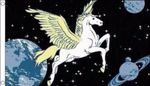 Pegasus Horse Greek Mythology Polyester 5'x3' Flag