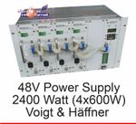 48 VOLT 2400W 4x 600 WATT POWER SUPPLY POWER SUPPLY VOIGT AND HÄFFNER DSLAM VuH UPS