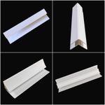 White 5mm Trims For Shower Wall Panels Bathroom Cladding PVC Shower Wall 2.6m