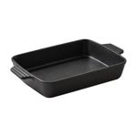 Cast Iron Grilling Pan with Side Handles Versatile for Family-Style Serving