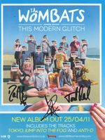 THE WOMBATS ENTIRE GROUP AUTOGRAPHED SIGNED A4 POSTER POSTER PRIN