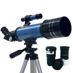 NEW! Pro Astronomical 400-70 Portable Refractor Telescope with Adjustable Tripod