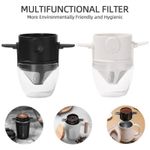 Mesh Coffee Filter Stainless Steel Paperless Pour Over Cone Dripper Reusable