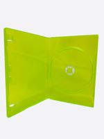 25 X Original XBOX 360 Replacement Green Game Case for XBOX Games 14 mm Spine