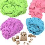 2kg Motion Sand for Kids - Creative Play Sand - Educational Toys Green Pink Blue