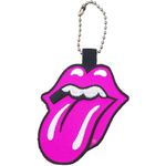 ROLLING STONES pink tongue 2019 EMBROIRERED PATCH KEYRING KEYCHAIN official