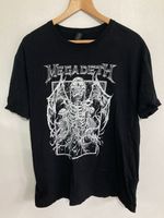Megadeath Band Merch Size XL Black T-Shirt GUILDAN Softstyle Thrash Metal