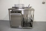Glass Wash Station For 400 Machine, Includes Void & Basket Storage