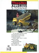 THWAITES 5-TONNE ALLDRIVE DUMPER ORIGINAL FACTORY UK SALES BROCHURE