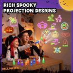 10pcs Halloween Finger Lights Glow in the Dark Palm Light Up Toys Trick-or-Treat